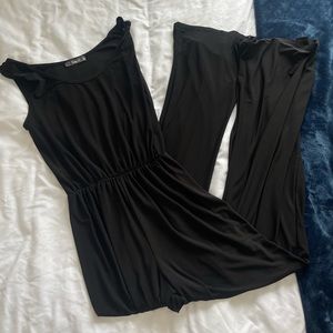 Like New. Womens M. Black Jumpsuit.